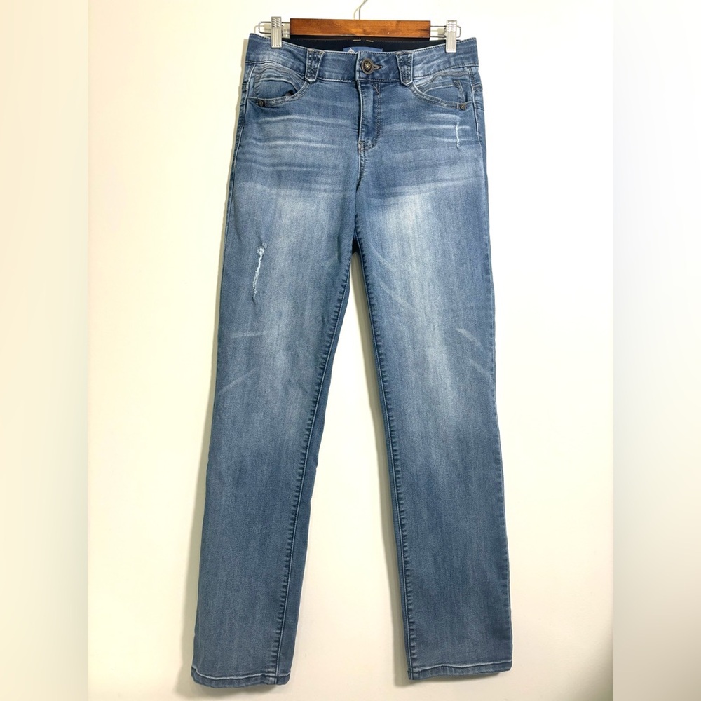 Democracy "Ab"solution Jeans Patriot Straight Leg Tummy Control Women’s size 6/8